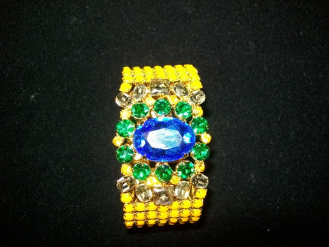 Yellow Clamper Bracelet