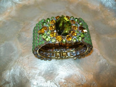 Green Clamper Bracelet